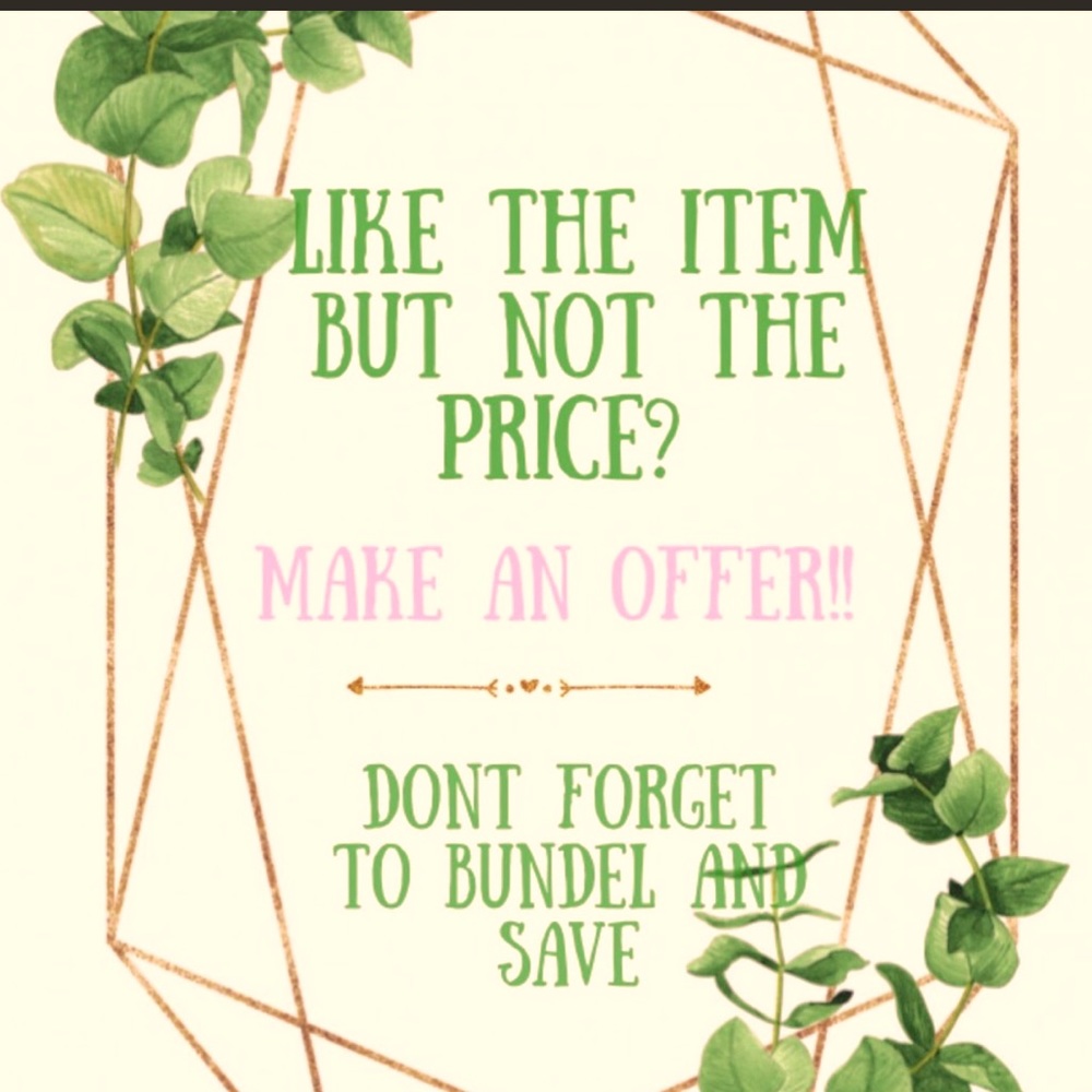 Offers welcome!